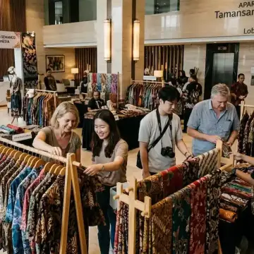 Indonesian Batik Exhibition Present at Tamansari Semanggi Lobby