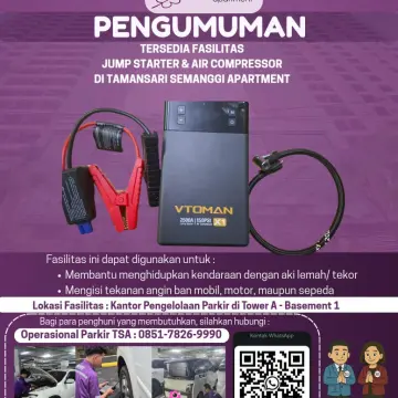 Announcement of Vehicle Facilities